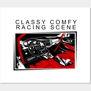 Honda Civic Type-R Racing interior Posters and Art